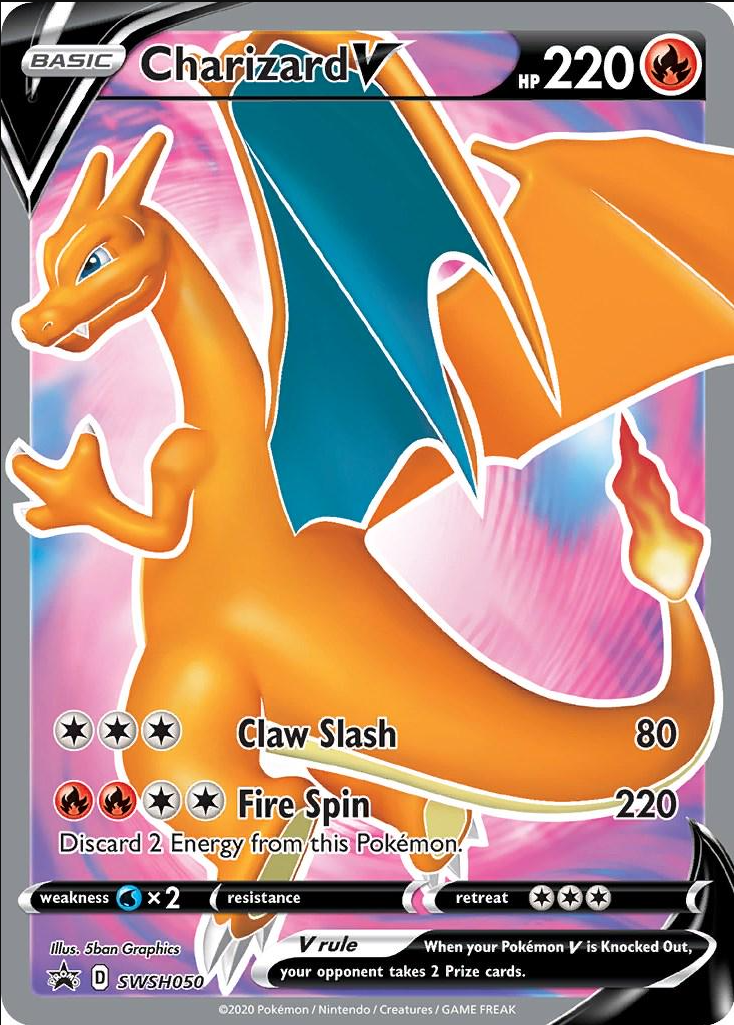 Charizard V SWSH050 Ungraded
